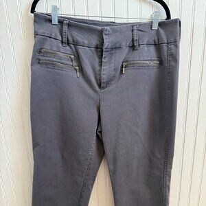 Tinsel Cropped Pants with Zipper Detail